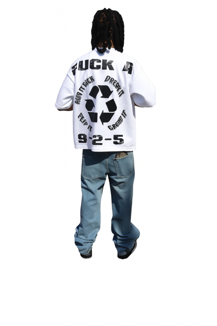 White F*ck a 9-2-5 Shirt