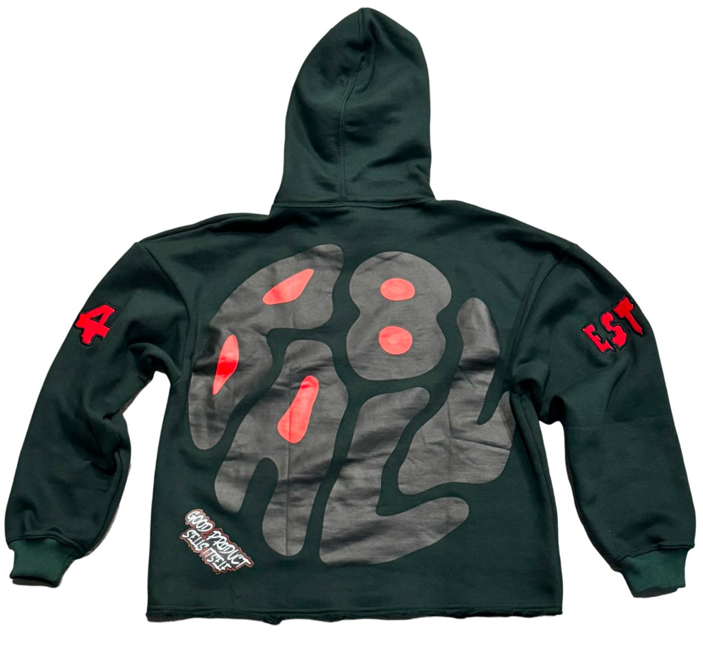 8 Ball green hoodie