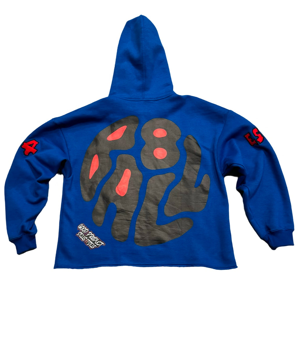 8 Blue hoodie